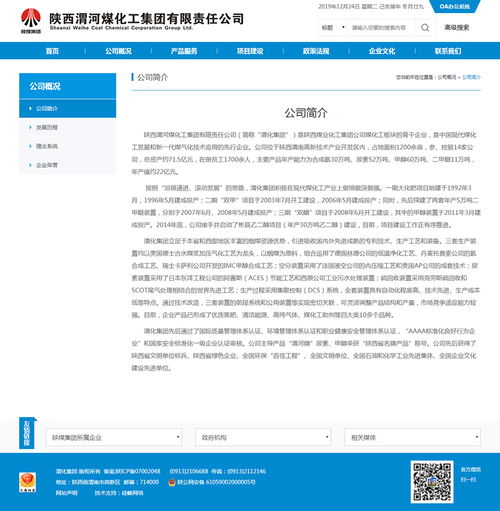 陜西渭河煤化工集團信息化建設案例 硅峰網(wǎng)絡專業(yè)打造數(shù)字引擎